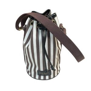 Henri Bendel STRIPE Bucket Wine Bag